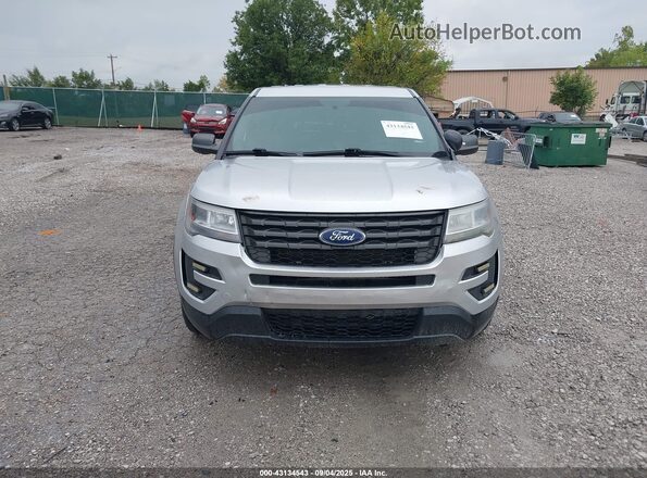 1FM5K8AR2HGD92408 2017 FORD POLICE INTERCEPTOR Серебряный Вид щитка приборов