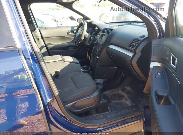 1FM5K8AR2KGA79057 2019 FORD POLICE INTERCEPTOR Blue Vista interior delantera
