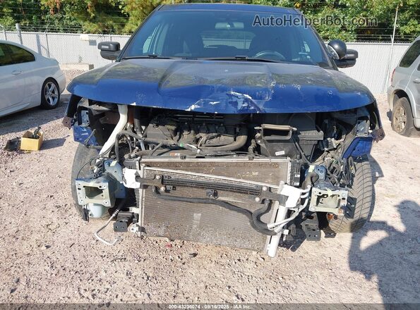 1FM5K8AR2KGA79057 2019 FORD POLICE INTERCEPTOR Blue Vista frontal