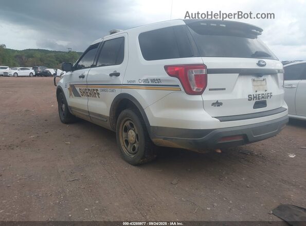 1FM5K8AR3KGA22611 2019 FORD POLICE INTERCEPTOR White Հետևի ձախ