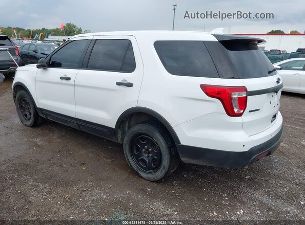 1FM5K8AR8GGD35371 2016 FORD POLICE INTERCEPTOR White Trasero izquierdo