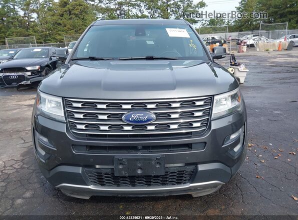 1FM5K8F80HGE07827 2017 FORD FORD EXPLORER Black ხელსაწყოთა პანელის ხედი