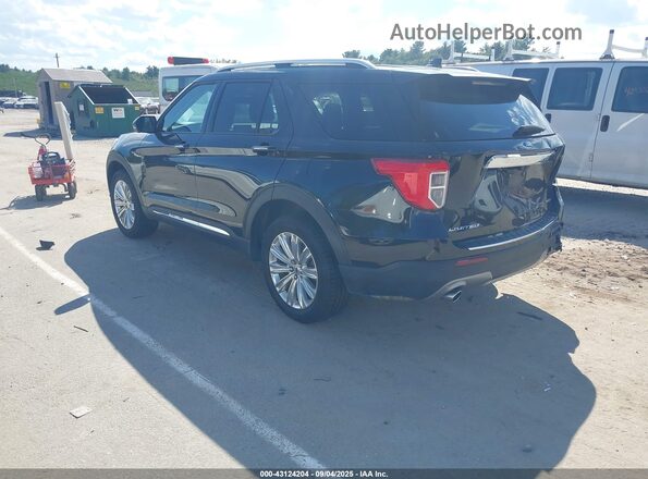 1FM5K8FW2NNA09668 2022 FORD FORD EXPLORER Black Առջևի ձախ երեք քառորդ տեսարան
