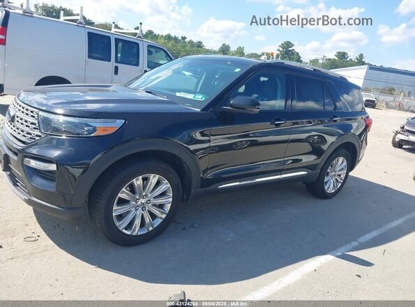 1FM5K8FW2NNA09668 2022 FORD FORD EXPLORER Black Հետևի տեսք