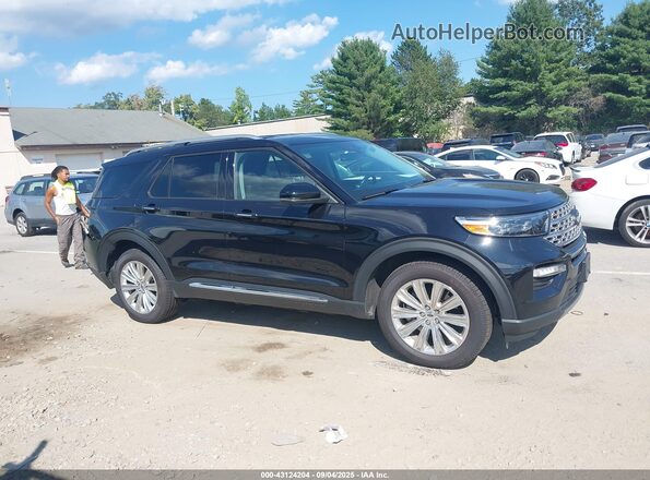 1FM5K8FW2NNA09668 2022 FORD FORD EXPLORER Black Շարժիչի բաժամունքի տեսք