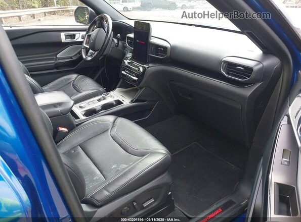 1FM5K8GC3MGA53699 2021 FORD FORD EXPLORER Синий Вид салона спереди