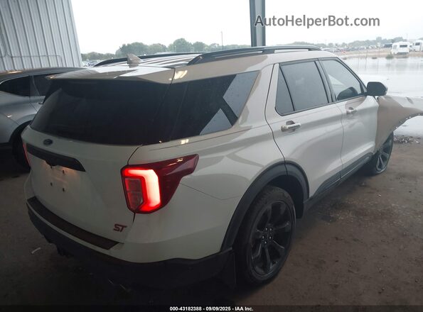 1FM5K8GC8LGC29421 2020 FORD FORD EXPLORER White უკანა მარჯვენა
