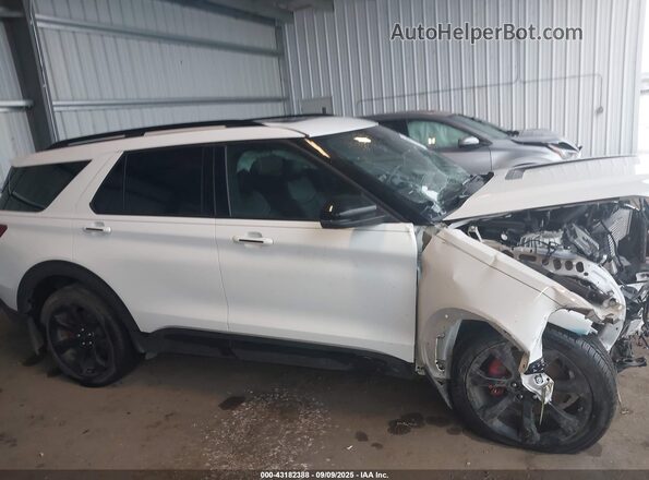 1FM5K8GC8LGC29421 2020 FORD FORD EXPLORER White უკანა სალონის ხედი