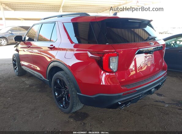 1FM5K8GC8NGA12096 2022 FORD FORD EXPLORER Red Rear left