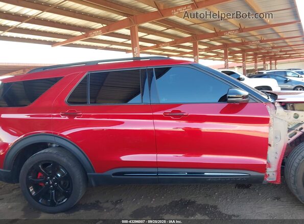 1FM5K8GC8NGA12096 2022 FORD FORD EXPLORER Red 360 interior view