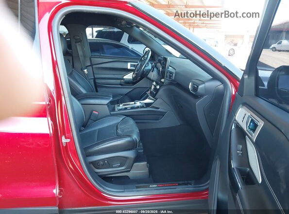 1FM5K8GC8NGA12096 2022 FORD FORD EXPLORER Red Front interior view