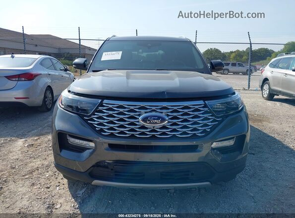 1FM5K8HC8LGB02408 2020 FORD FORD EXPLORER Gray Вид щитка приладів