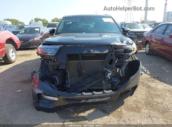 1FM5K8HC9LGA51159 2020 FORD FORD EXPLORER Black Rear interior view