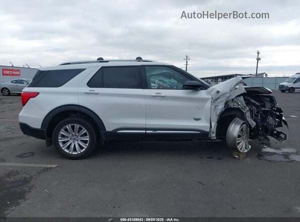 1FM5K8LC4MGC48958 2021 FORD FORD EXPLORER White Vista interior de 360 grados