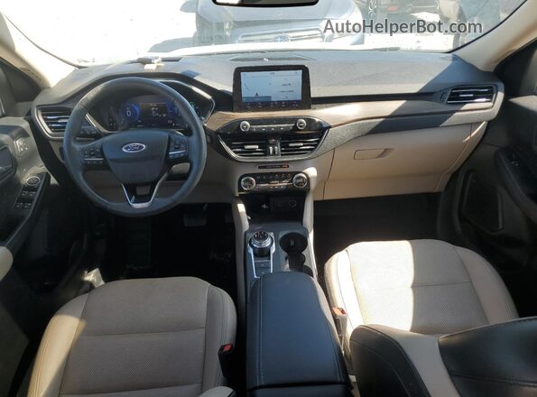 1FMCU0DZ7LUA55421 2020 FORD ESCAPE Silver Առջևի վահանակի տեսք