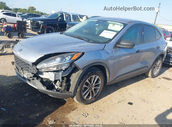 1FMCU0F68NUA06282 2022 FORD ESCAPE Silver Przód lewy