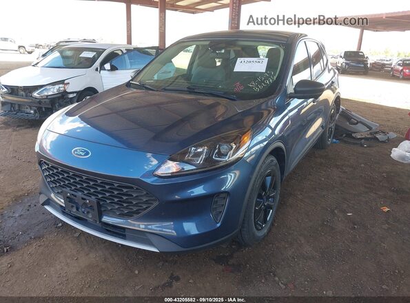 1FMCU0F69LUB62974 2020 FORD ESCAPE Синий Передняя левая четверть