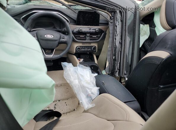 1FMCU9DZ1LUA95398 2020 FORD ESCAPE Black Widok deski rozdzielczej