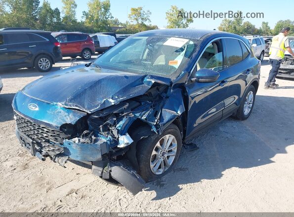 1FMCU9G65LUC66770 2020 FORD ESCAPE Blue წინა მარცხენა ხედი სამი მეოთხედიდან