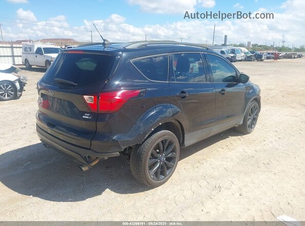 1FMCU9GD2KUB38242 2019 FORD ESCAPE Черный Задняя правая четверть