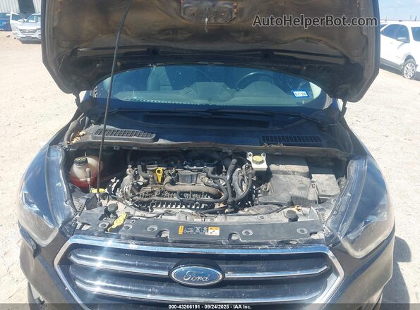 1FMCU9GD2KUB38242 2019 FORD ESCAPE Черный Вид сзади