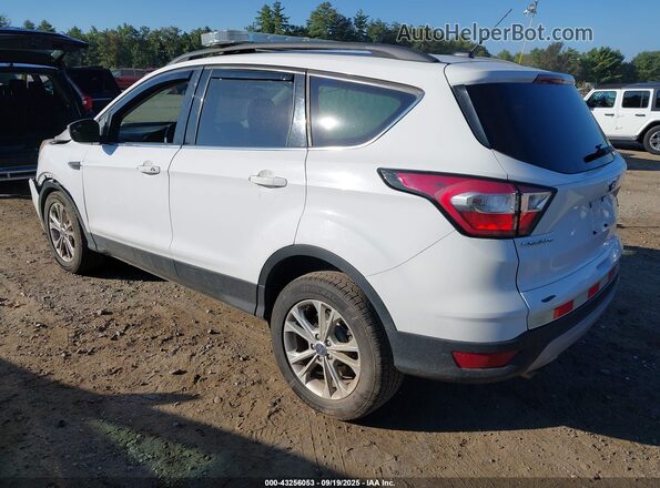 1FMCU9GD4JUB16483 2018 FORD ESCAPE Белый Задняя левая четверть