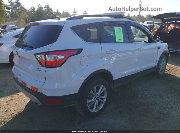 1FMCU9GD4JUB16483 2018 FORD ESCAPE Белый Задняя правая четверть