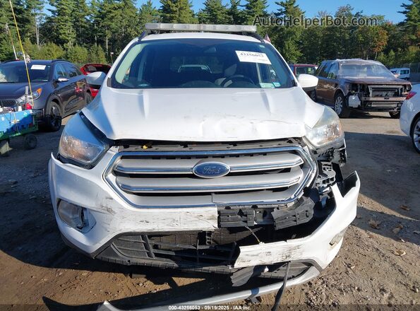 1FMCU9GD4JUB16483 2018 FORD ESCAPE Белый Вид задней части салона