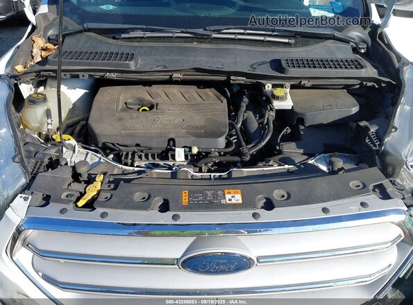 1FMCU9GD4JUB16483 2018 FORD ESCAPE Белый Вид сзади