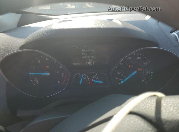 1FMCU9GD9KUA96443 2019 FORD ESCAPE Orange Instrument cluster view