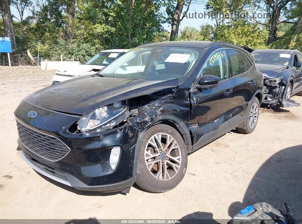 1FMCU9H68MUB08102 2021 FORD ESCAPE Black Przód lewy