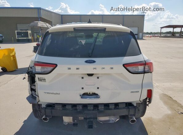 1FMCU9J91NUB93886 2022 FORD ESCAPE White Vista trasera