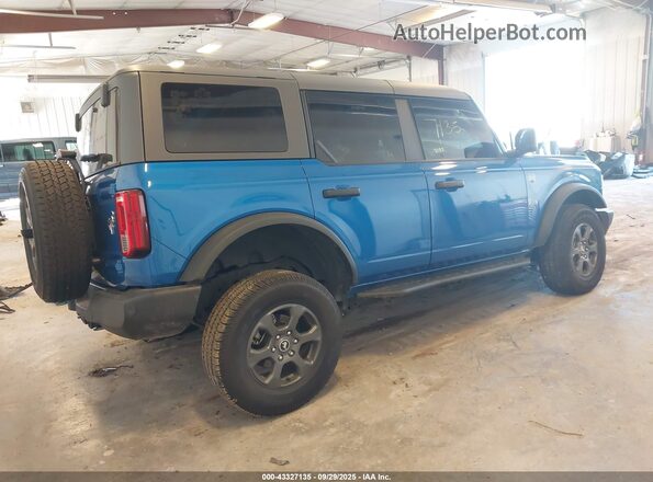 1FMDE5BH3MLA79442 2021 FORD BRONCO Синий Задняя правая четверть