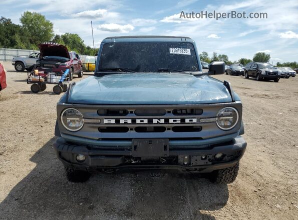 1FMDE5BHXMLA83505 2021 FORD BRONCO Gray Դիմացի տեսք