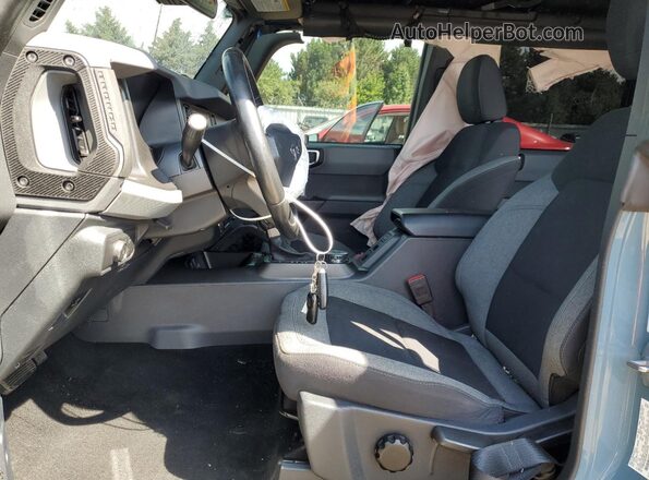 1FMDE5BHXMLA83505 2021 FORD BRONCO Gray Սալոնի դիմացի տեսք