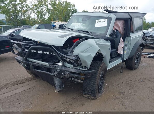 1FMDE5FP7MLA20055 2021 FORD BRONCO Gray Front left
