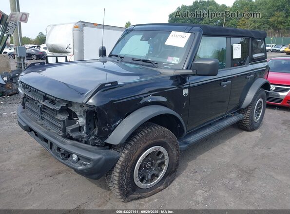 1FMEE5DP5MLA96980 2021 FORD BRONCO Черный Передняя левая четверть