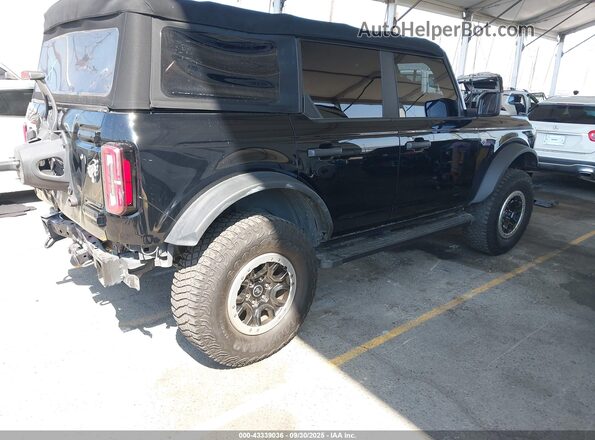 1FMEE5DP7MLA74480 2021 FORD BRONCO Черный Задняя правая четверть
