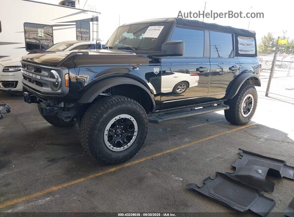 1FMEE5DP7MLA74480 2021 FORD BRONCO Черный Передняя левая четверть