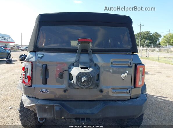 1FMEE5DPXMLB01249 2021 FORD BRONCO Gray 