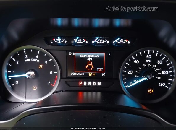 1FMJK1JT8LEA84245 2020 FORD EXPEDITION Black Widok tylnych siedzeń