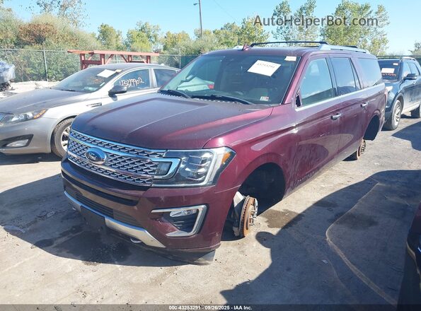 1FMJK1MTXLEA55213 2020 FORD EXPEDITION Burgundy Front left