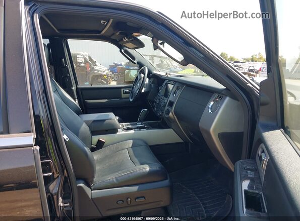 1FMJK2AT1HEA75853 2017 FORD EXPEDITION MAX Black Front interior view