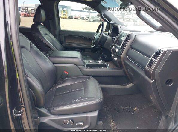 1FMJU2AT2MEA45183 2021 FORD EXPEDITION Black Widok wnętrza z przodu