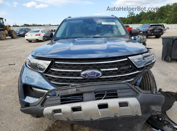 1FMSK7DH0LGA47693 2020 FORD FORD EXPLORER Blue Դիմացի տեսք