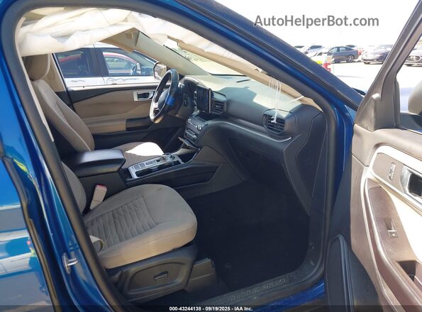 1FMSK7DH1LGA10068 2020 FORD FORD EXPLORER Blue Vista interior delantera