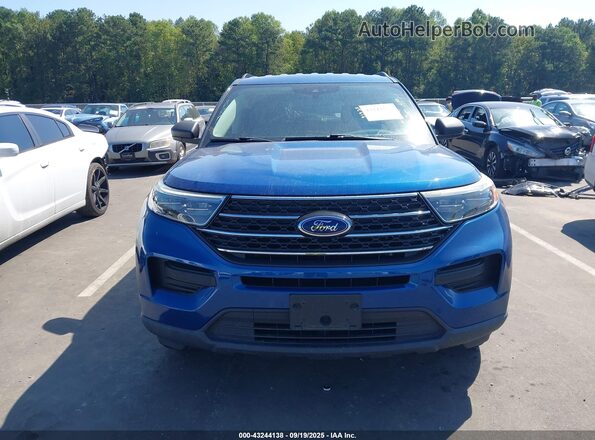 1FMSK7DH1LGA10068 2020 FORD FORD EXPLORER Blue Vista del cuadro de instrumentos