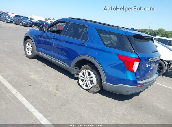 1FMSK7DH1LGA10068 2020 FORD FORD EXPLORER Blue Trasero izquierdo