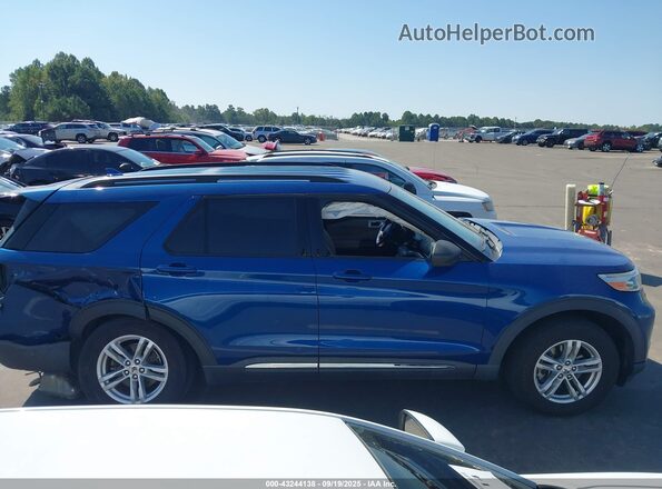 1FMSK7DH1LGA10068 2020 FORD FORD EXPLORER Blue Vista interior trasera
