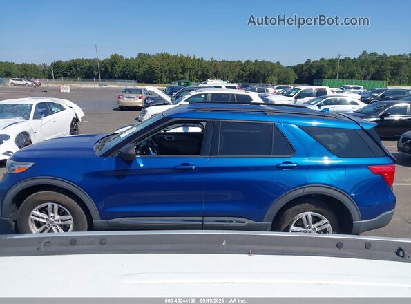 1FMSK7DH1LGA10068 2020 FORD FORD EXPLORER Blue Vista interior de 360 grados
